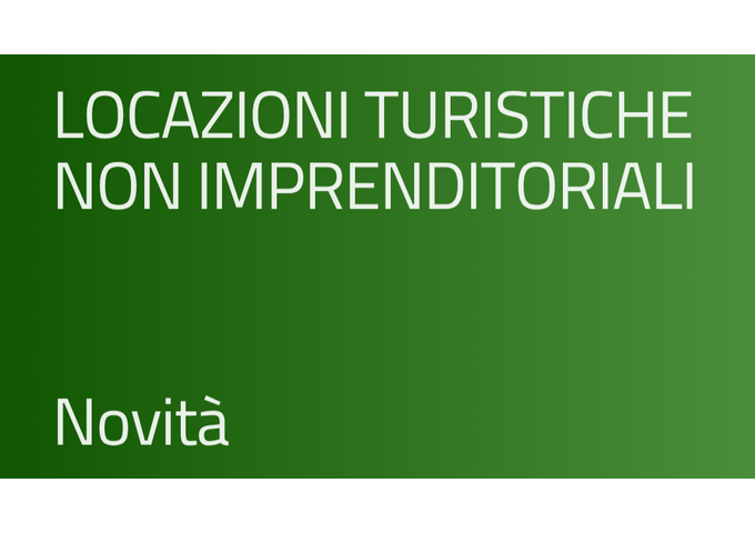 Locazioni turistiche non imprenditoriali: comunicazioni esclusivamente online tramite SUAP