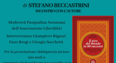 “Il giro del mondo in 80 racconti”, presentazione del libro di Stefano Beccastrini