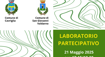 21 MAGGIO ORE 17:15 VERSO IL FUTURO DEL TERRITORIO: UN LABORATORIO PARTECIPATIVO PER IL NUOVO PIANO STRUTTURALE INTERCOMUNALE
